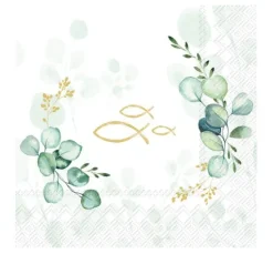 Serviette "Eucalyptus Fish"