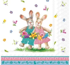 Serviette "Frühlingstanz"