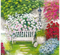 Serviette "Gartentraum"