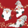 Serviette "Gnomes On The Light Chain"