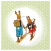 Serviette "Hans und Gretchen"