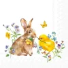 Serviette "Hase & Küken"