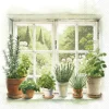 Serviette "Homegrown Herbs"