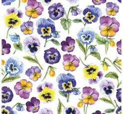 Serviette "Hornveilchen"