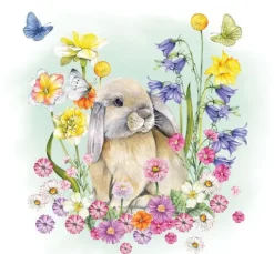 Serviette "Kleines Kaninchen"