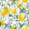 Serviette "Mediterrane Zitronen"