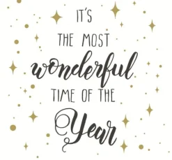 Serviette "Most Wonderful Time"