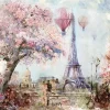 Serviette "Paris Art"