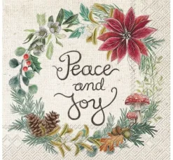 Serviette "Peace and Joy"