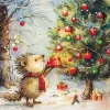 Serviette "Present For Hedgehog"