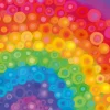 Serviette "Rainbow Art"