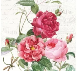 Serviette "Rosengarten"