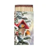 Serviette "Rotkehlchen Winterhaus"