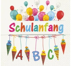 Serviette "Schulanfang"
