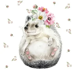 Serviette "Süßer Igel"