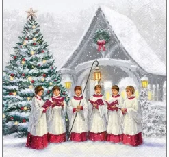 Serviette "Singing Choir"