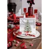 Serviette "Verschneite Weihnacht"