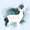 Serviette "Watercolor Winter"