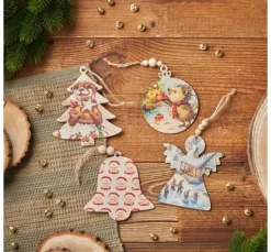 Serviette "Winter In Backyard"