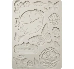 Silikonform A5 "Quiet Days - Clock"