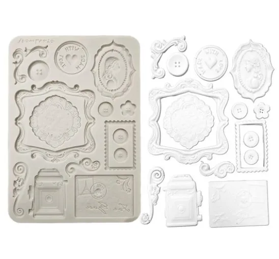 Silikonform A5 "Quiet Days - Plates"