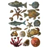 Silikonform A5 "Silent Sea - Shells & Fish"