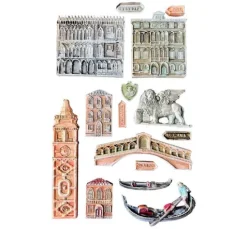 Silikonform A5 "Venice", Monuments
