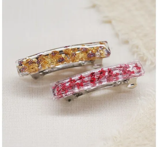 Silikonform für Schmuck "Broschen und Haarspangen"
