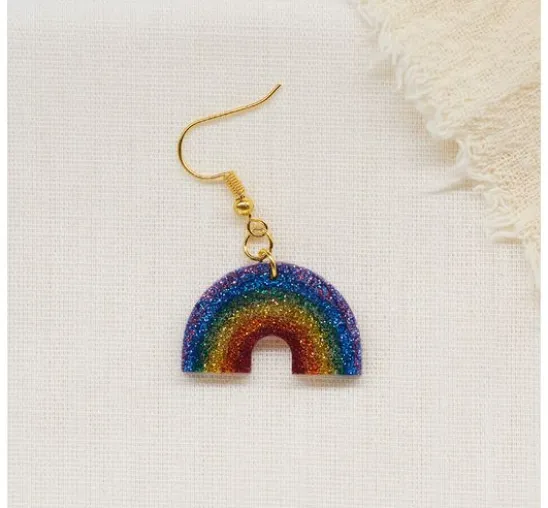 Silikonform für Schmuck "Regenbogen und Co"