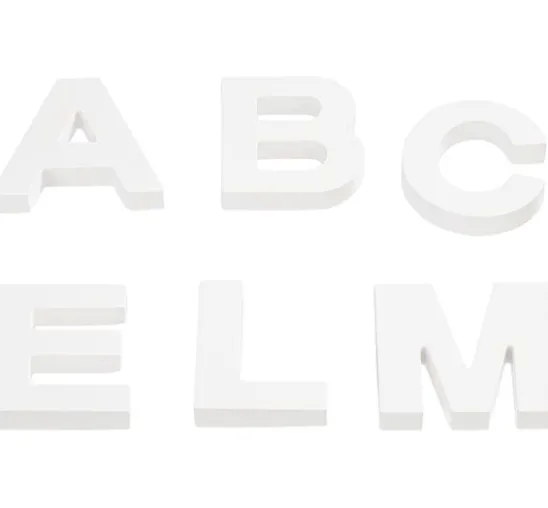 Silikon Gießform "Buchstaben & Zahlen"