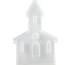 Silikon-Gießform "Kirche", mit Steckkante