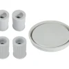 Silikon Gießform-Set "Kerzenhalter mit Untersetzer"