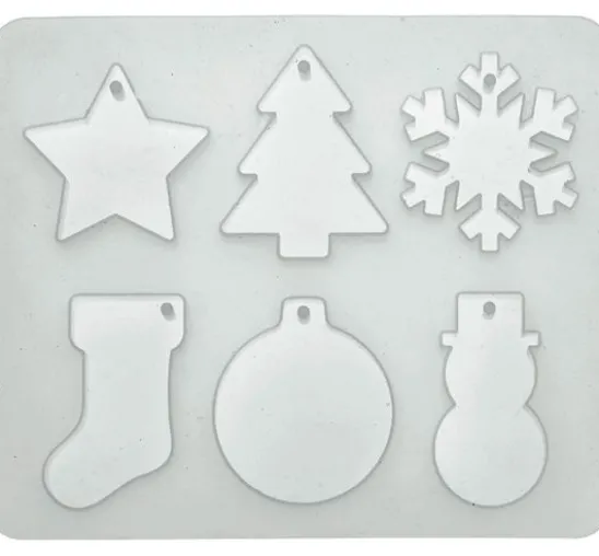Silikon Gießform "Weihnachtsformen"