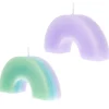 Silikon Kerzengießform "Regenbogen"