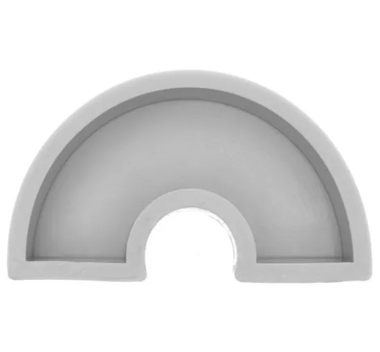 Silikon Kerzengießform "Regenbogen"