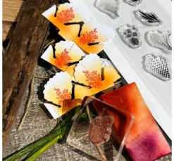 Silikonstempel für Faltblume "Malva"