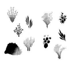 Silikonstempel für Faltblume 