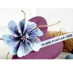 Silikonstempel für Faltblume 
