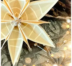 Silikonstempel für Faltstern Groß "Christmas"