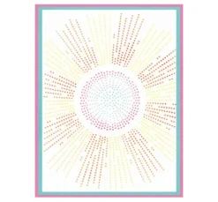 Sizzix A6 Stencil "Cosmopolitan - Shine Bright by Stacey Park"