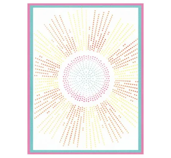 Sizzix A6 Stencil "Cosmopolitan - Shine Bright by Stacey Park"