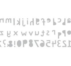 Sizzix Bigz Stanzschablone " XL Alphabet Die - Cutout Lower by Tim Holtz"