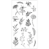 Sizzix Clear Stamps Set "Garden Botanicals"