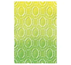 Sizzix 3D-Prägeschablone "Cosmopolitan - Golden Rings by Stacey Park"