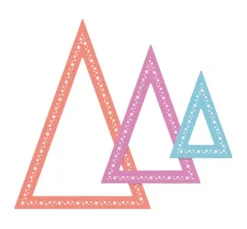 Sizzix Framelits Stanzschablone "Triangles by Stacey Park"
