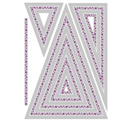 Sizzix Framelits Stanzschablone "Triangles by Stacey Park"