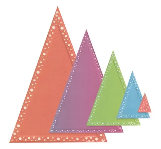 Sizzix Framelits Stanzschablone "Triangles by Stacey Park"