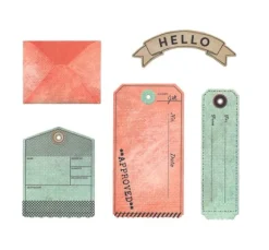 Sizzix Framelits Stanzschablone und Clear Stamps 