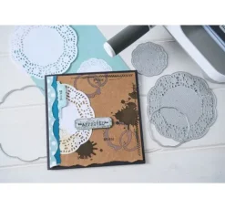 Sizzix Framelits Stanzschablone und Clear Stamps 