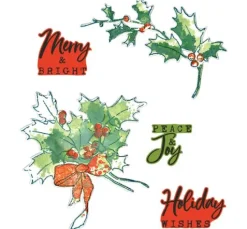 Sizzix Stanzschablone und Clear Stamps 